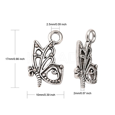 Tibetan Style Alloy Pendants TIBEP-A100603-S-LF-1