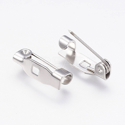 Tarnish Resistant 304 Stainless Steel Brooch Findings LS-STAS-P168-07P-1