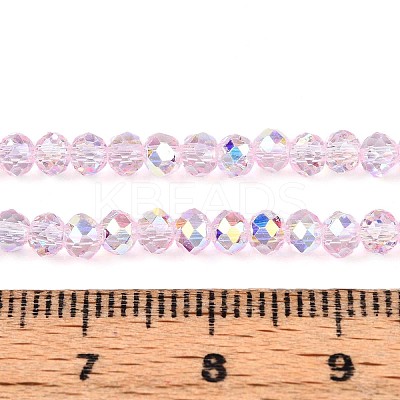Transparent Glass Beads Strands EGLA-N016-3mm-04-1