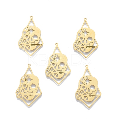 201 Stainless Steel Pendants STAS-N090-LA904-2-1