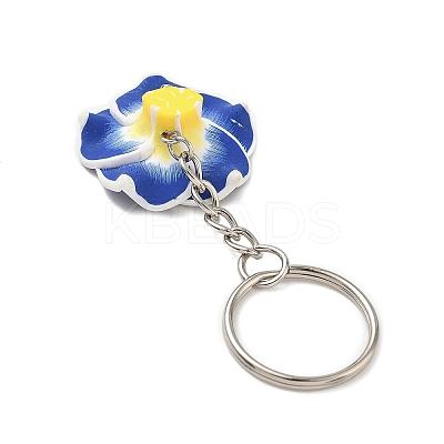 Polymer Clay Pendant Keychains KEYC-JKC01376-1
