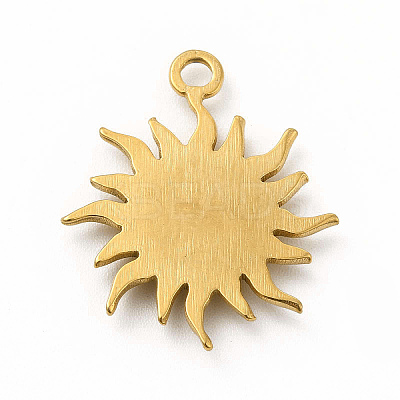 304 Stainless Steel Pendants STAS-M305-08G-1
