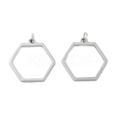 Non-Tarnish 304 Stainless Steel Pendants STAS-G324-01C-P-1