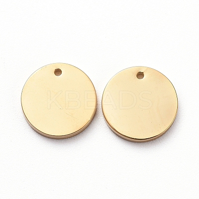 PVD Vacuum Plating 304 Stainless Steel Stamping Blank Tag Charms LS-STAS-G215-11G-1