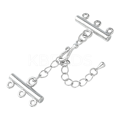 Brass Chain Extender and Lobster Claw Clasps KK-E259-N-NR-1