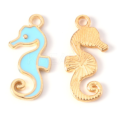 Alloy Enamel Pendants ENAM-S121-037C-1