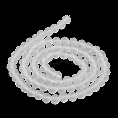 Transparent Glass Beads Strands EGLA-A034-T8mm-MD19-1