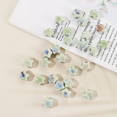 Glazed Porcelain Beads PW-WG45897-04-1