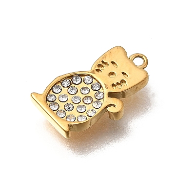 304 Stainless Steel Pendants STAS-Z160-08G-01-1