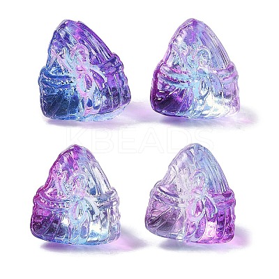 Baking Paint Glass Beads GLAA-S202-15-1