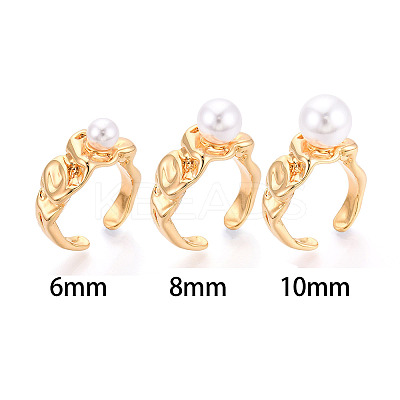 Brass Cup Peg Ring Settings KK-N274-05G-1