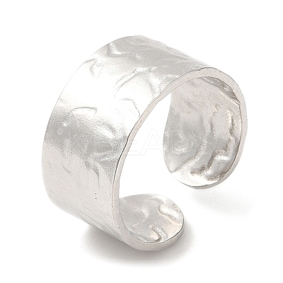 Non-Tarnish 304 Stainless Steel Open Cuff Rings RJEW-K245-70P-1