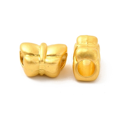 Rack Plating Alloy European Beads PALLOY-F287-31MG-1