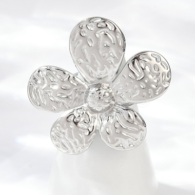 304 Stainless Steel Cuff Rings LS-RJEW-D306-07P-1