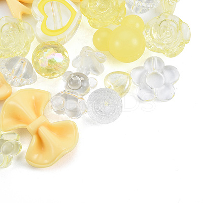 Opaque & Transparent Acrylic Beads MACR-T045-01H-1