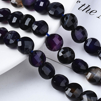 Natural Agate Beads Strands G-S359-366B-1