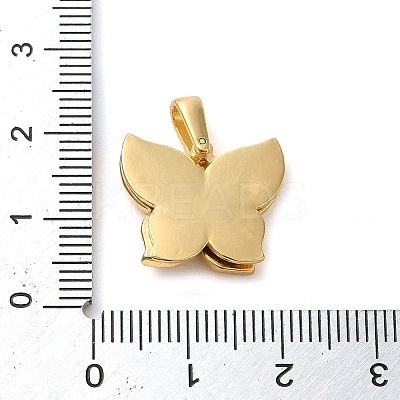 Brass Micro Pave Clear Cubic Zirconia with Cat Eye Pendants KK-G483-03G-1