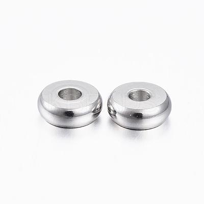 Tarnish Resistant 304 Stainless Steel Spacer Beads STAS-H376-48-1