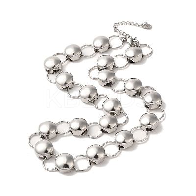 Non-Tarnish Handmade 304 Stainless Steel Necklaces NJEW-Q333-02D-01-1