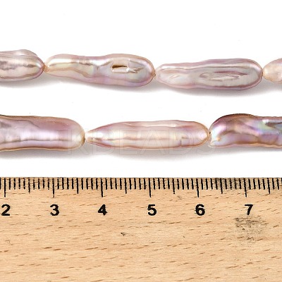 Natural Baroque Keshi Pearl Beads Strands PEAR-B004-04B-02A-1