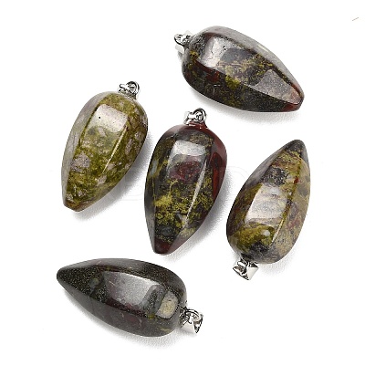 Natural Dragon Blood Pendants GG-K002-16L-1