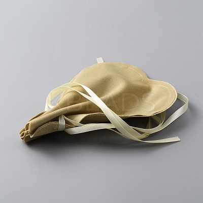Flannelette Drawstring Gift Bags ABAG-WH0044-33C-1