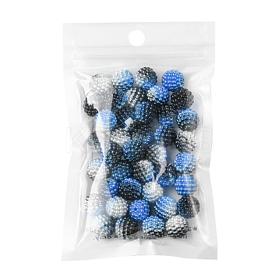 Imitation Pearl Acrylic Beads OACR-FS0001-32H-1