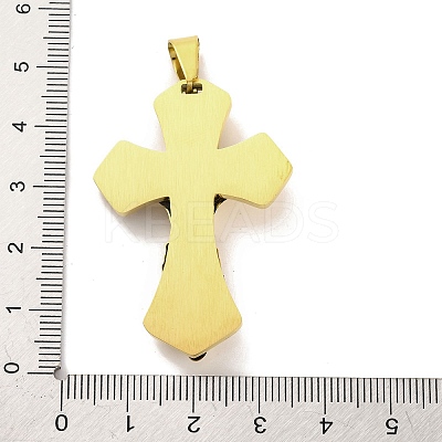 PVD Vacuum Plating 304 Stainless Steel Pendants STAS-Z080-03G-1