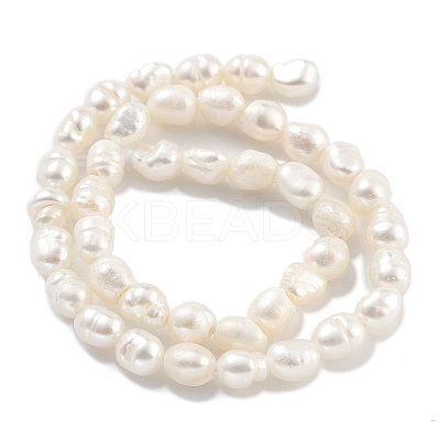 Natural Cultured Freshwater Pearl Beads Strands PEAR-P062-01A-1