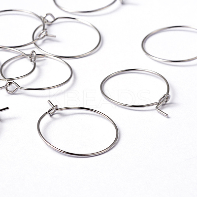 Brass Earrings Hoops X-EC067-1NF-1