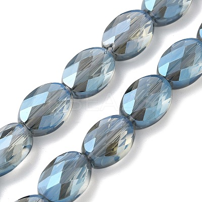 Electroplate Glass Beads Strands EGLA-L045-A-FR02-1