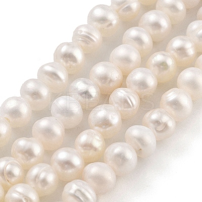 Natural Cultured Freshwater Pearl Beads Strands PEAR-C003-39-1