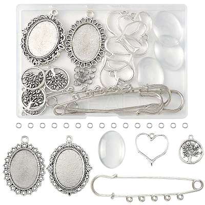 DIY Brooch Making Kits DIY-FS0009-11-1