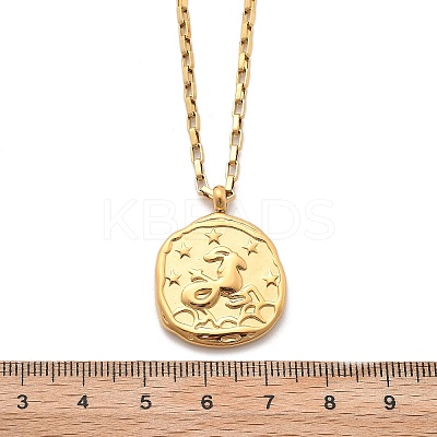 304 Stainless Steel Constellation Pendant Necklaces LS-NJEW-K392-01G-10-1