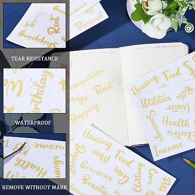 PVC Self Adhesive Decorative Stickers DIY-WH0308-368B-1