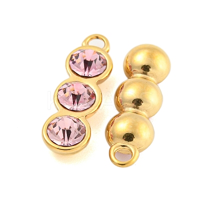 304 Stainless Steel Pendants STAS-L080-023G-02-1