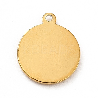 Ion Plating(IP) 304 Stainless Steel Pendants Rhinestone Settings STAS-H172-03G-1
