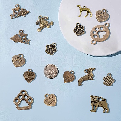 Tibetan Style Alloy Pendants TIBEP-SC0001-87-1