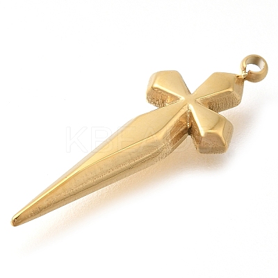 304 Stainless Steel Pendants STAS-P369-05G-1