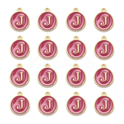 Golden Plated Alloy Enamel Charms LS-ENAM-S118-08J-1