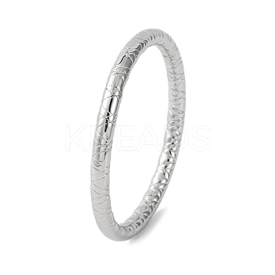 304 Stainless Steel Bangles for Women BJEW-B104-29P-1