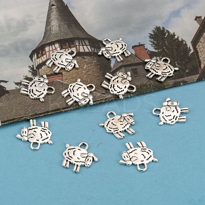 Tibetan Style Zinc Alloy Sheep Pendants PALLOY-F009-03-1