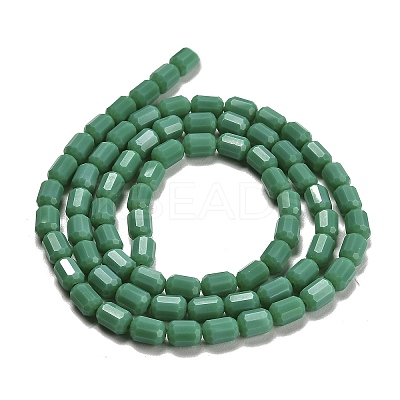 Opaque Glass Beads Strands GLAA-G112-04I-1