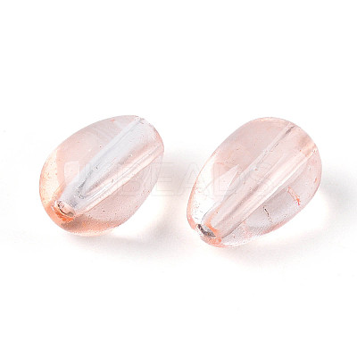 Baking Paint Transparent Glass Beads DGLA-N014-10J-1
