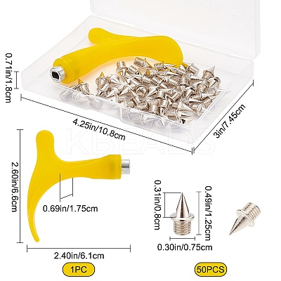 51Pcs 2 Styles Track Shoes DIY Accessories DIY-GF0005-13B-1