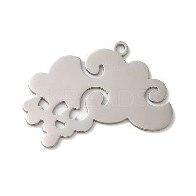 Non-Tarnish 201 Stainless Steel Pendants STAS-B049-22P-1