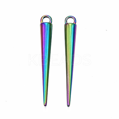 Rainbow Color Alloy Pendants PALLOY-N163-112-NR-1