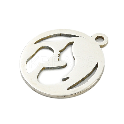 Mother's Day Non-Tarnish 201 Stainless Steel Pendants STAS-M015-26P-1