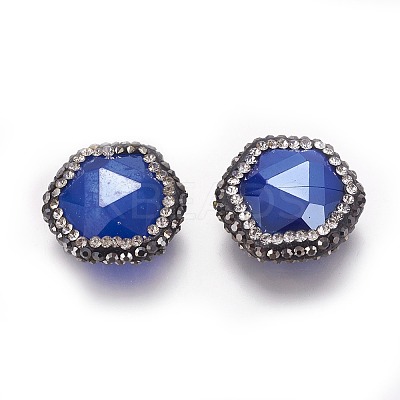 Faceted Glass Beads RB-F031-09-1