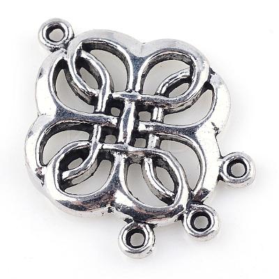 Tibetan Style Alloy Chandelier Components TIBE-Q054-06AS-RS-1